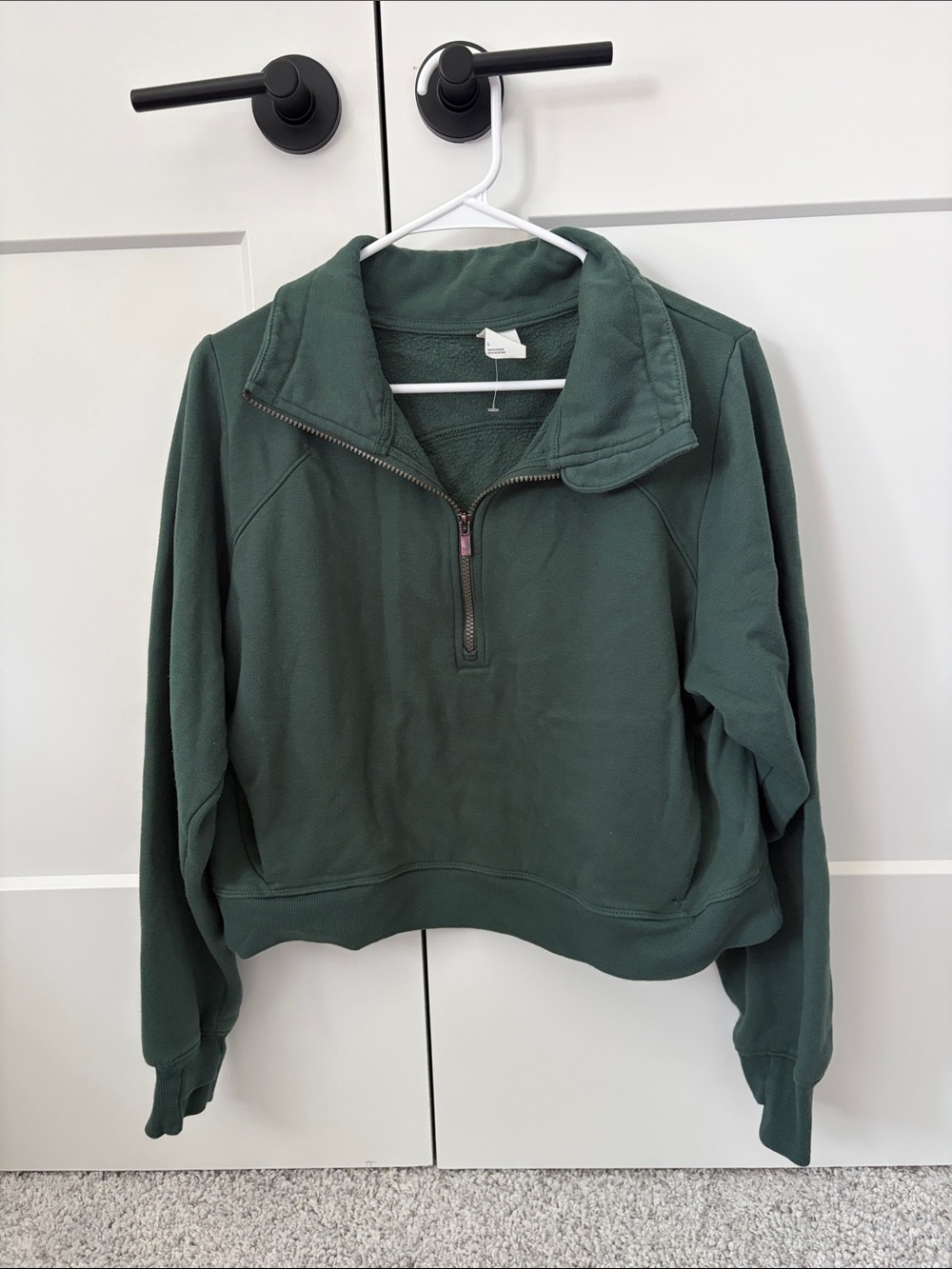 all in motion Forest Green Quarter-Zip Pullover